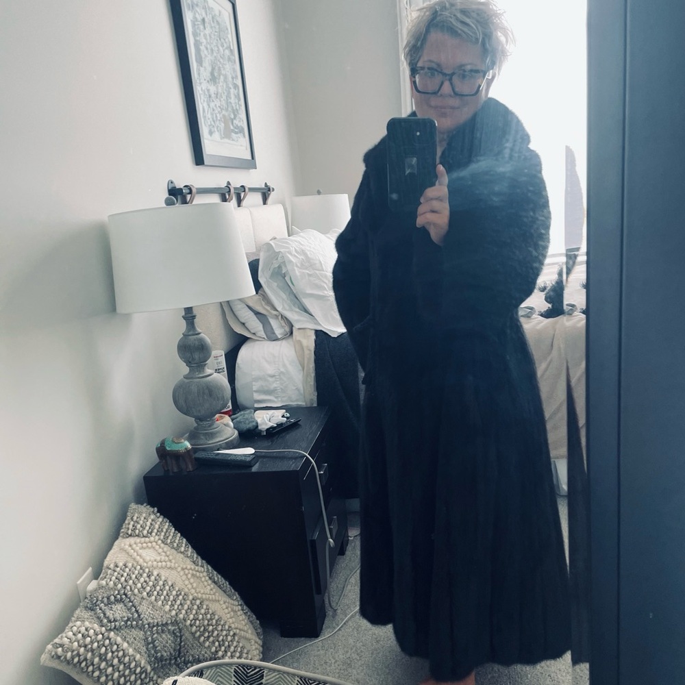 Custom Tie Closure Mink Coat 1950-1960